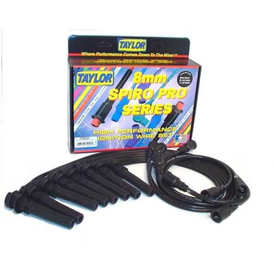 Spiro-Pro Black Spark Plug Long 8mm Wire Set 03-05 Hemi 5.7L - Click Image to Close